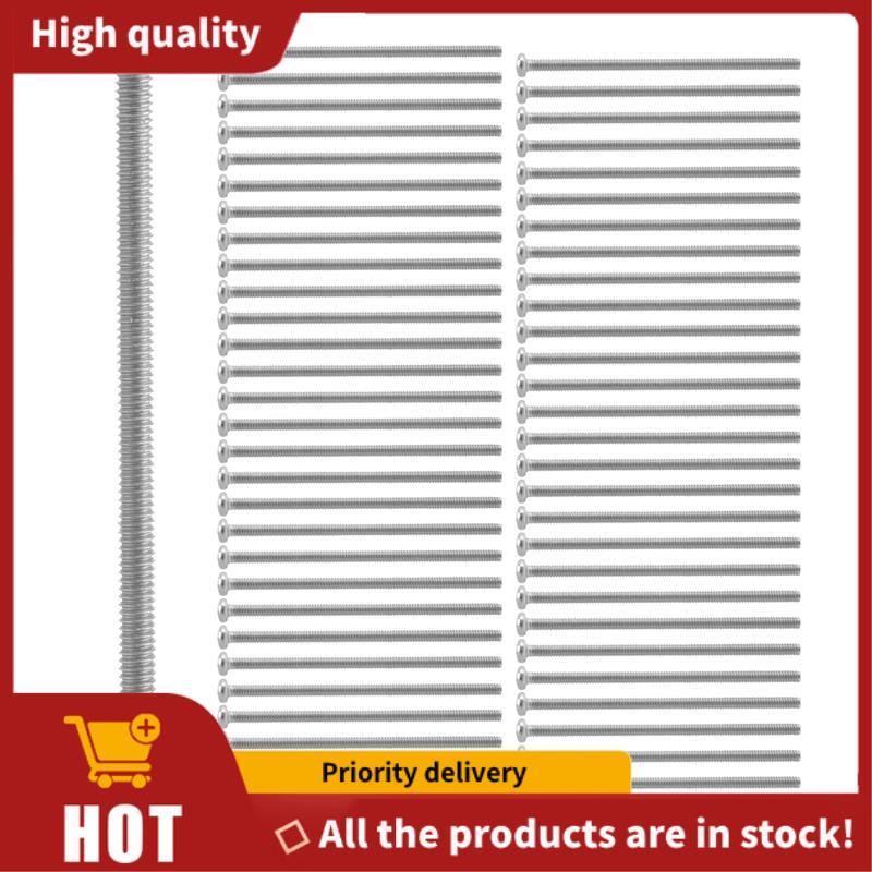 Bu lông vít đầu tròn bằng thép không gỉ 60 x Silver Tone M2 * 40mm 304