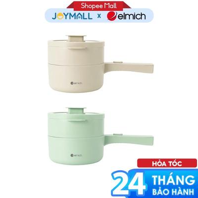 Nồi Điện Mini Đa Năng Elmich MPE9121 1.5L, Hàng Chính Hãng, Khay Hấp Nhựa, Nắp Chịu Nhiệt - JoyMall