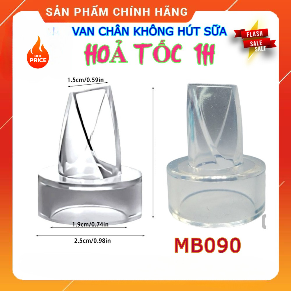 (HoảTốc1h) Van chân không máy hút sữa MB-090 thay thế - Van xả, van mỏ vịt, van 1 chiều, van silicon