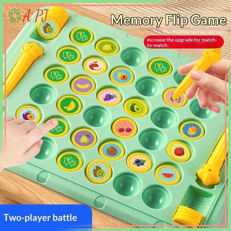 [APJ] 2-4 Người Chơi Flip Chess Memory Game Board Games Double Player Battle Puzzle Toy Kid Concentr