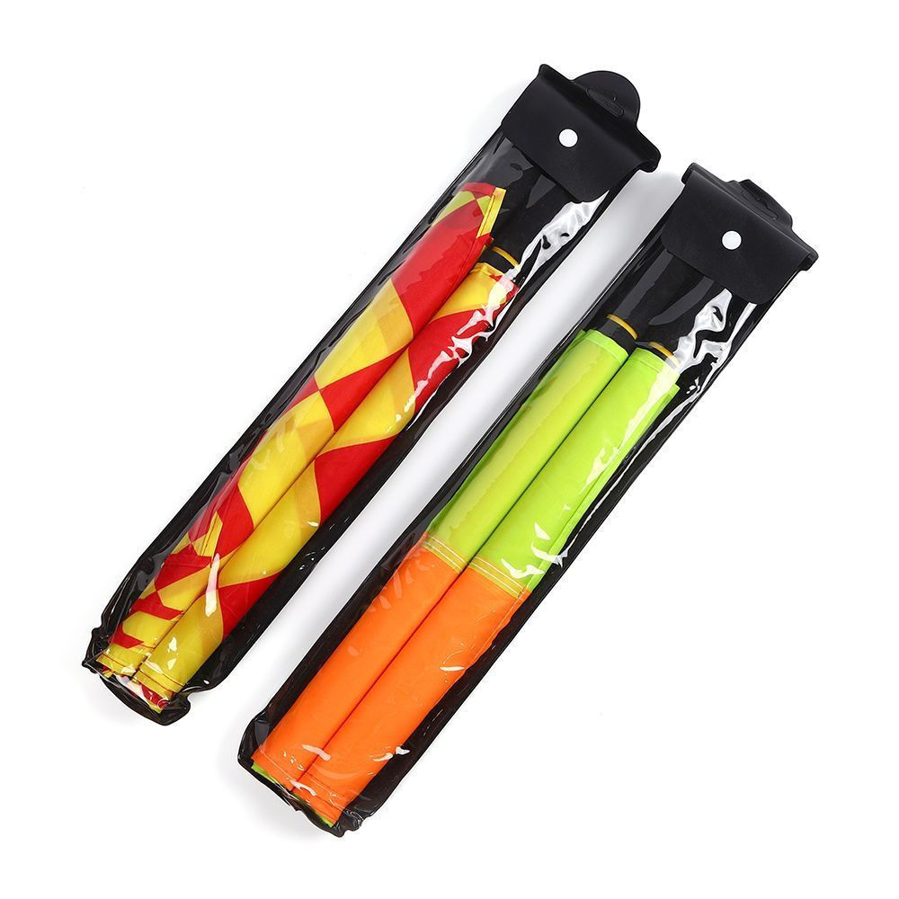Khuyến nghị bán chạy Luo Gaoyan Track Field Patrol Side Flag Football Side Cut Flag Signal Hand Flag