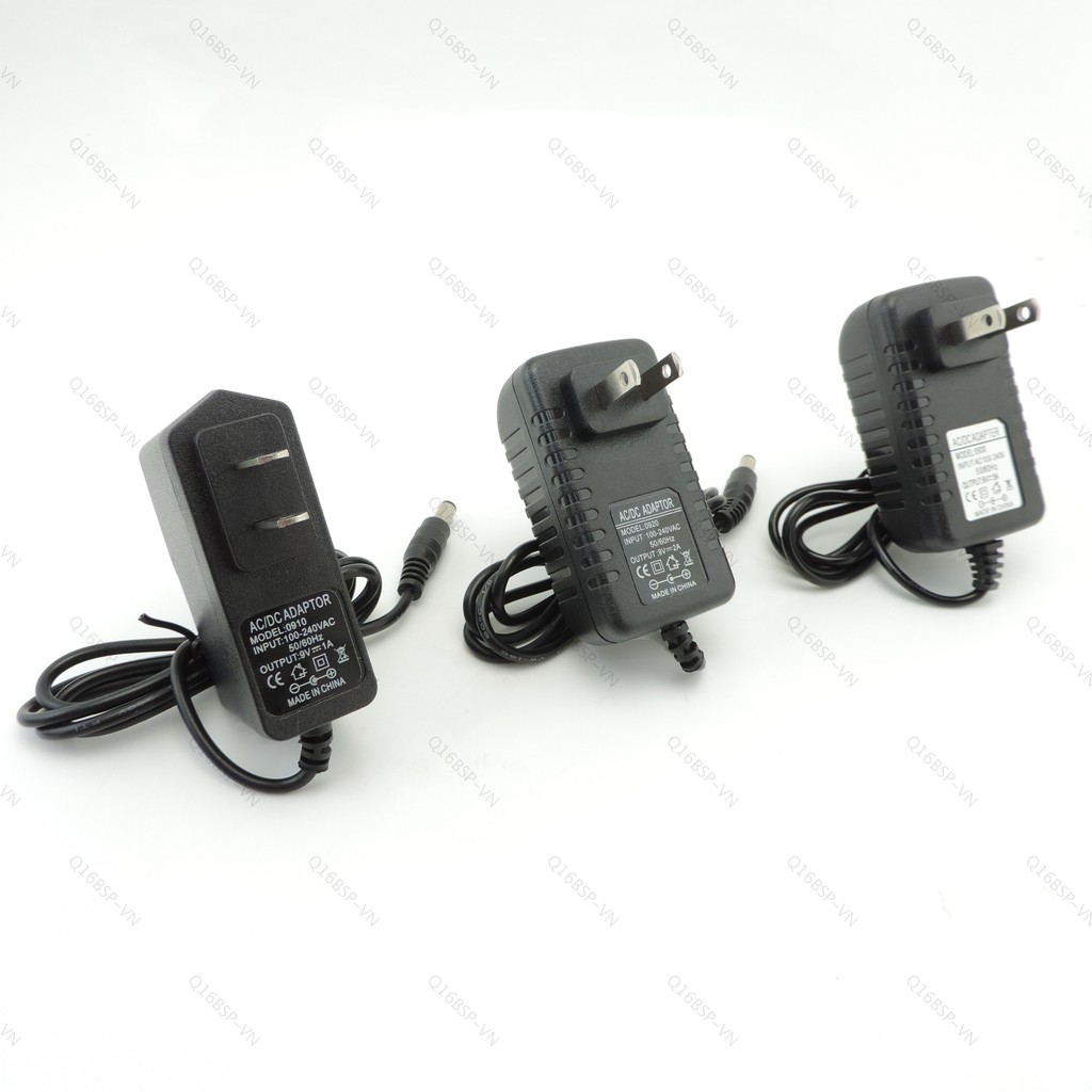 AC 110V 220V sang DC 9V 1A 2A 3A 9V2A 9V1A Bộ chuyển đổi nguồn EU US 1000ma 2000ma 3000ma VN16B2