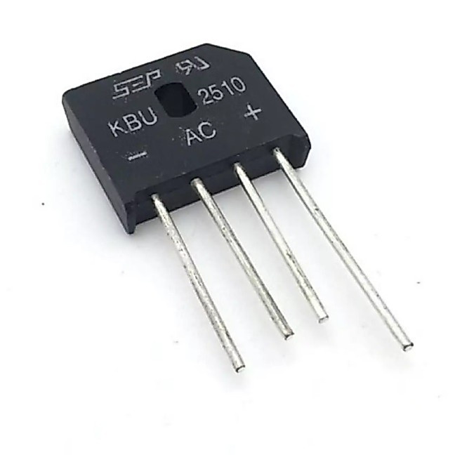 Cầu Diode KBU2510 25A 1000V (25A dẹt)