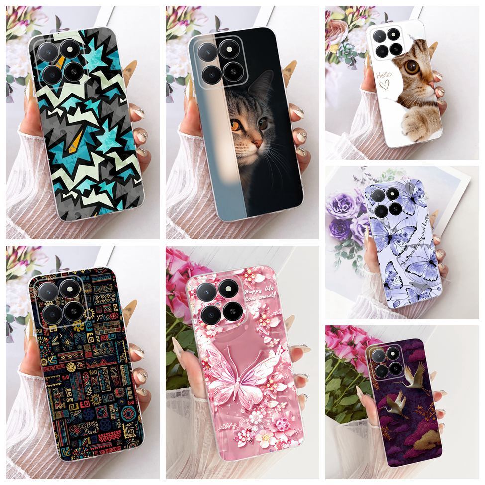 Trong Suốt Cho Honor X5b GFY-LX2 Vỏ Cho Honor X5b Plus GFY-LX2P Ốp Lưng Hoạt Hình Dễ Thương Thời Tra