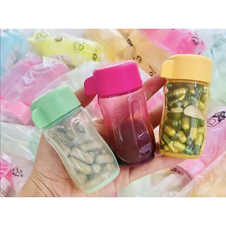 Sét bình eco mini 90ml, đựng thuốc, đựng vitamin,…