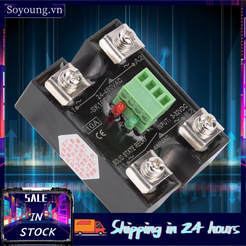 Soyoung Điều khiển dòng điện 20mA Rơle trạng thái rắn DC AC Bộ điều khiển nhiệt độ (10A(BERM-SK10DA)