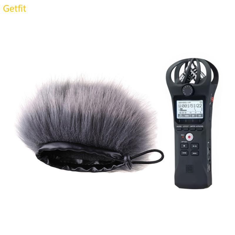 GETF 1 Gói Lông Ngoài Trời Micro Kính Chắn Gió Muff Cho Zoom H1N Máy Ghi Tiện Dụng