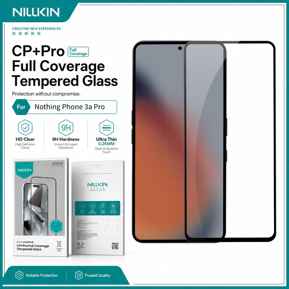 NILLKIN Kính Cường Lực Cho Nothing Phone 3a Pro Oleophobic Lớp Phủ Chống Dầu Toàn Diện FM5002