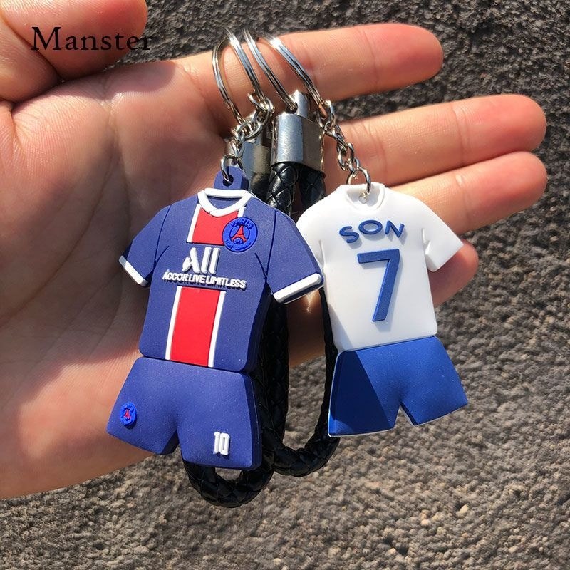 Ronaldo, Manchester United, Juventus, Messi jersey C Roman United Juventus jersey Móc Khóa Móc Khóa 