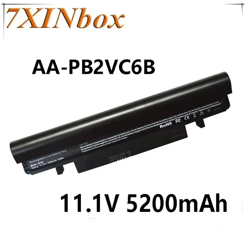 7XINbox AA-PB2VC6B AA-PB2VC6W 11.1V 5200mAh Pin Dành Cho SAMSUNG N143 N148 NP-N148 NT-N148 N150 NP-N