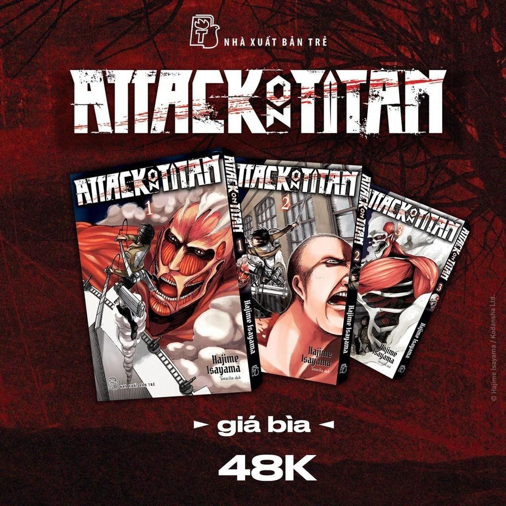 Truyện - Attack On Titan - Chọn Lẻ Các Tập - Hajime Isayama - NXB Trẻ