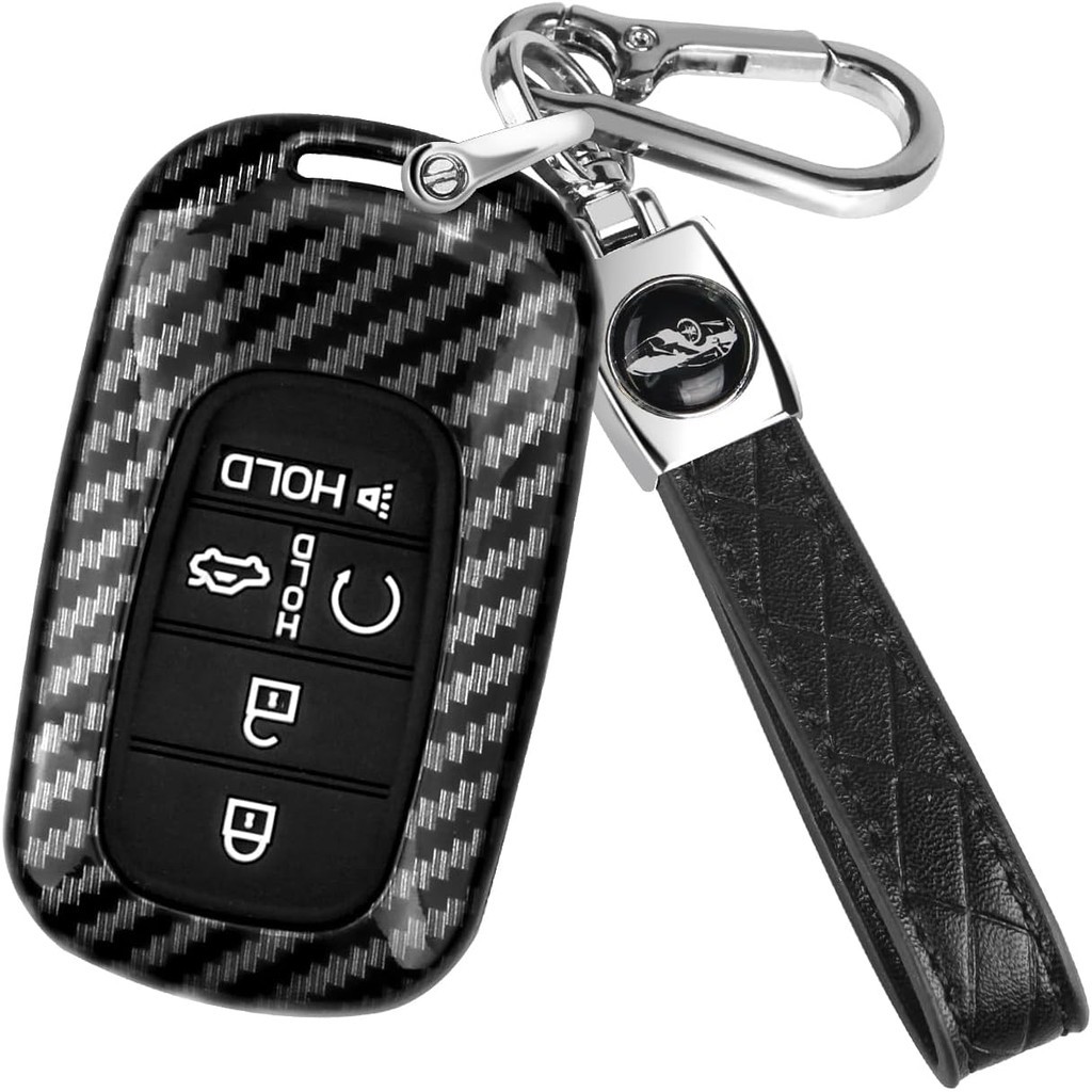 QBUC cho Honda Civic Key Fob Cover, Ốp Chìa Khóa Có Móc Khóa Cho Xe Honda 2023 2024 2025 Accord CR-V