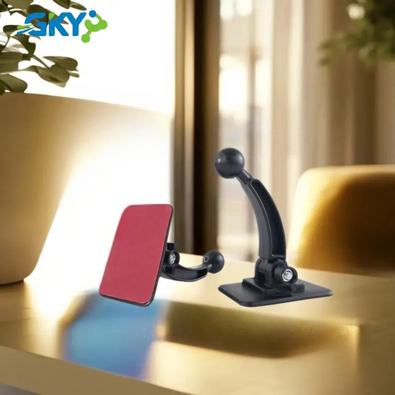 GKY 1 Cái Xoay 180 Độ Bảng Điều Khiển Gắn Braet Đa Năng Giá Đỡ Điện Thoại Ô Tô 17 Mm Bóng Đầu Đế Cho
