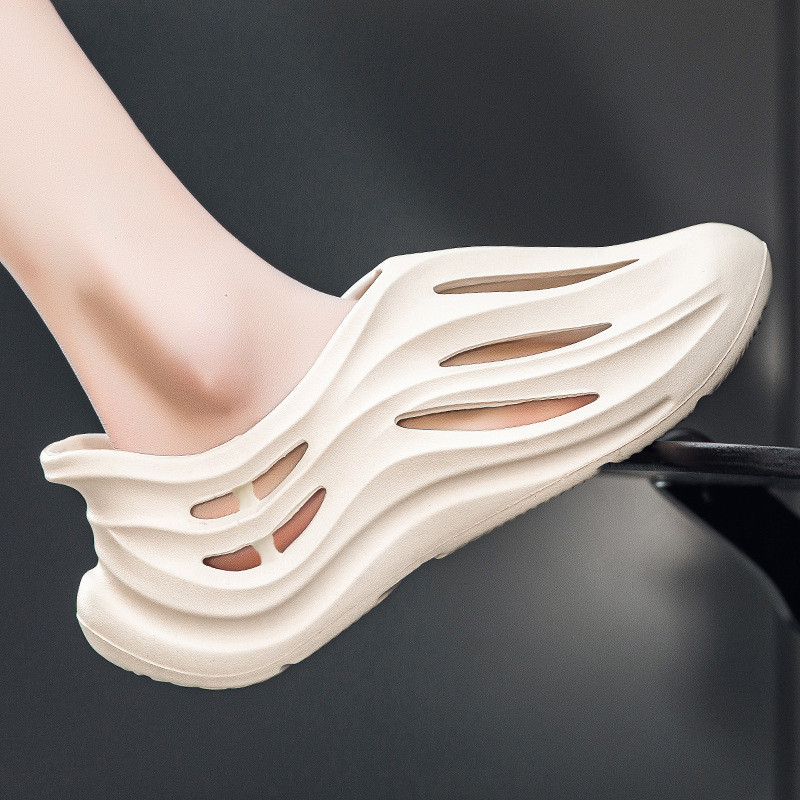 Mùa Hè Dừa EVA Lỗ Giày Nam Cover-Foot Cover-Toe Dép Nam Hợp Thời Trang Giày Sân Vườn Ngoài Trời Giày