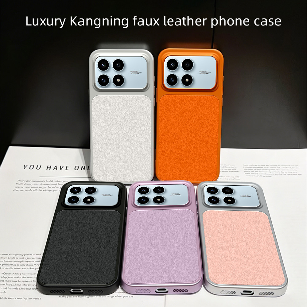 Sang Trọng Đơn Giản Retro Da PU Cặp Đôi Ốp lưng Xiaomi Poco X8 M8 F8 X7 M7 F7 X6 M6 F6 Pro Max F8 F7