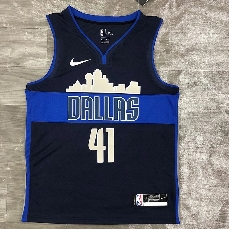 Lone Ranger 21 Game Season Iceberg Edition No. 41 Áo bóng rổ Na Uyski Jersey Nam nba Áo thể thao nữ 
