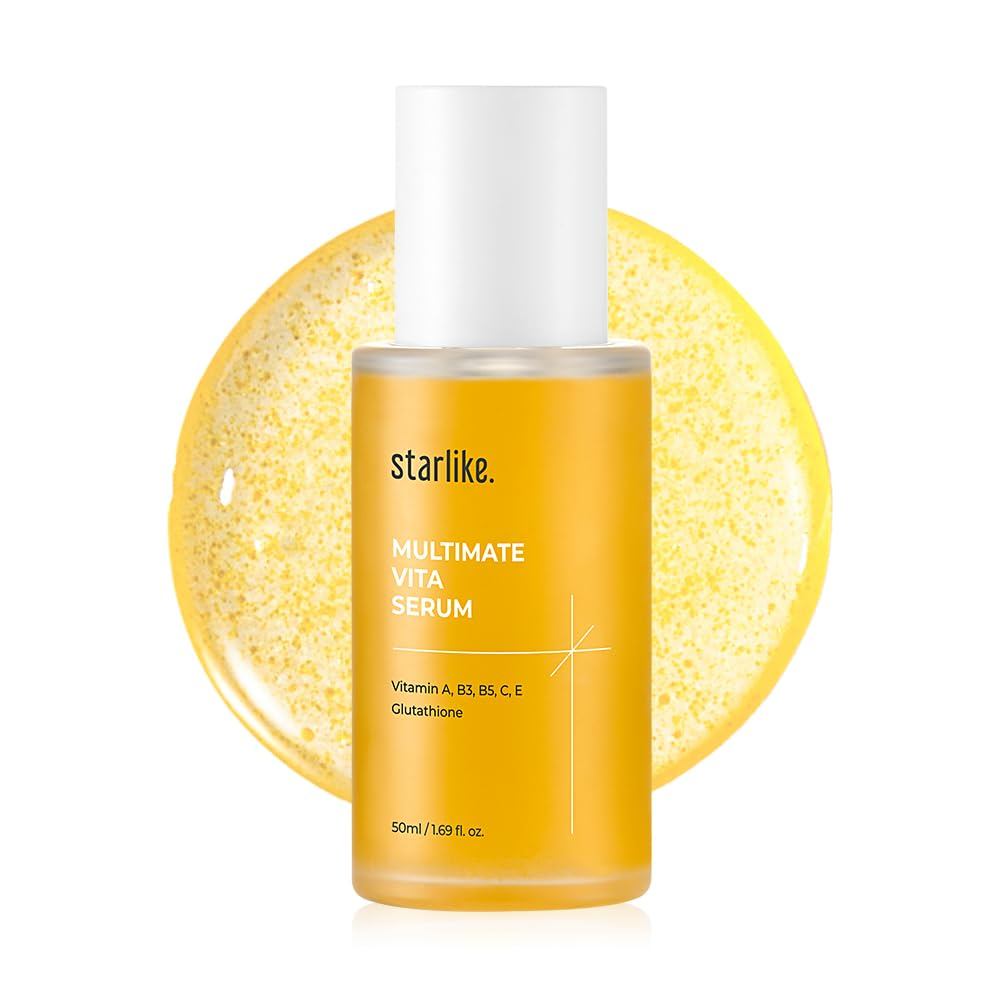 Starlike Multimate Vita Antioxidant Facial Serum I 1.65 Fl oz (50ml) I 10% Multi-Vitamin A, B3, B5, 