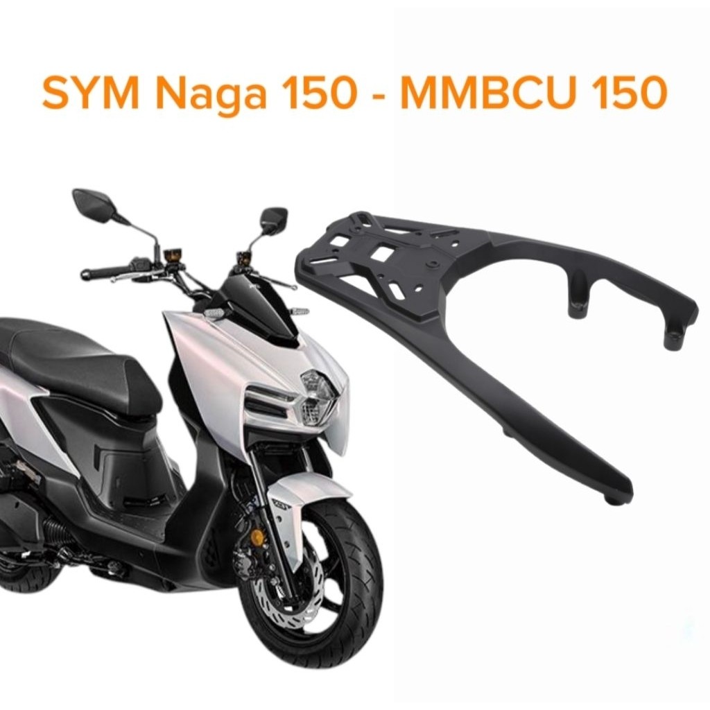 Baga nhôm đúc Sym Naga 150 mmbcu, giá đỡ hành lý naga 150 khung chống đổ naga 150
