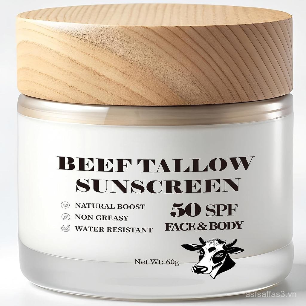 ScosvviTallowSunscreenSPF50: zincoxidesunscreennontoxicSunblock-Face & BodySunProtectionfors & Kids-