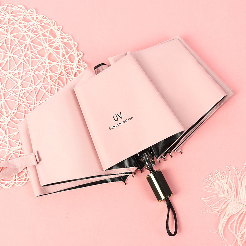 Ô dù Tấm che nắng Vinyl dày ba lần Tấm che nắng Mori Sun Umbrella UV Nine-Plywood Rain or Rain Umbre