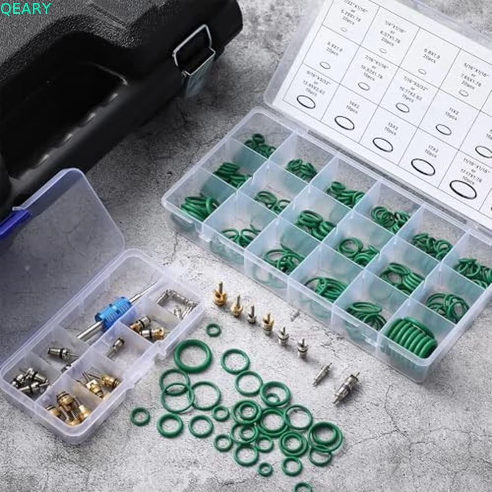 QEARY 310 / 372 CÁI Bộ vòng chữ O điều hòa không khí, Bộ phụ kiện cao su Seal Rubber O-Rings, Phụ kiện Bảo trì bền bỉ Vòng cao su niêm phong loại chữ O Điều hòa không khí