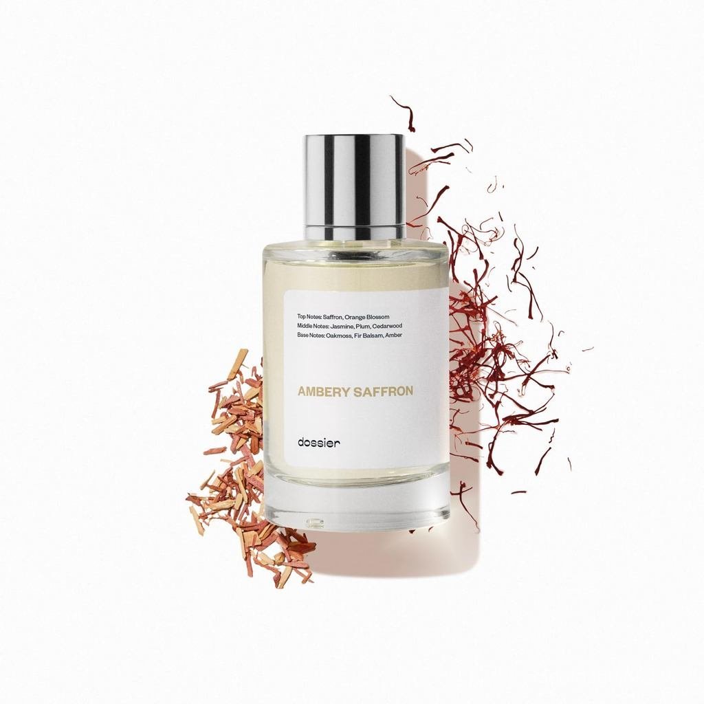 Dossier - Ambery Saffron - Eau de Parfum - Lấy cảm hứng từ Baccarat Rouge 540 - Hương thơm lâu trôi 