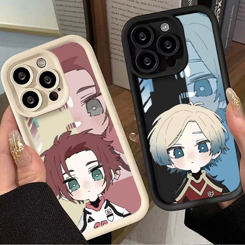 Anime BLUE LOCK Phim Hoạt Hình Ốp Lưng Điện Thoại IPhone 17 16 15 14 13 12 11 Pro Max Plus 16E Bảo V