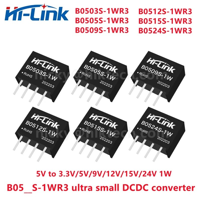5 CÁI B0503S-1WR3 B0505S-1WR3 B0512S-1WR3 B0515S-1WR3 B0524S 1WR3 3V / 5V / 9V / 12V / 15V / 24V Mô-