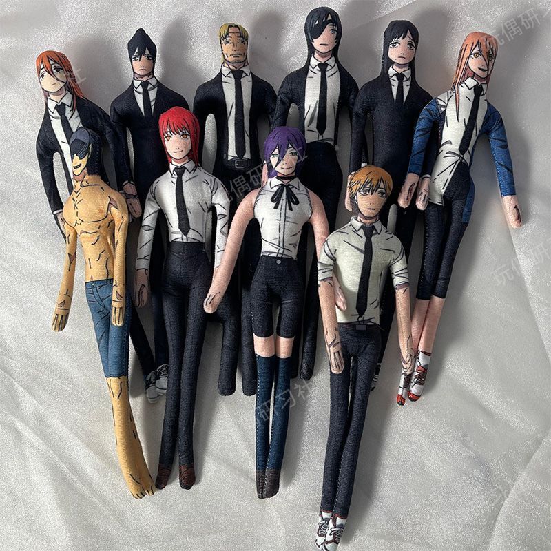 Anime Cưa Xích Người Makima Có Thể Uốn Cong Trừu Tượng Sang Trọng Hình Tích Hợp Dây Có Thể Nhồi Bông