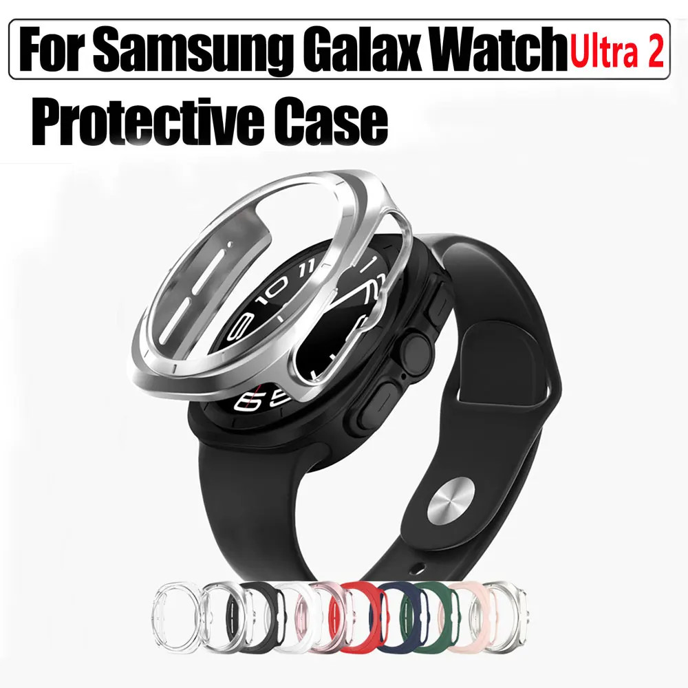 Bảo Vệ Màn Hình PC Ốp Lưng Vỏ Dành Cho Samsung Galaxy Watch Ultra 2 47 Mm Bảo Vệ Toàn Diện Cho Shell