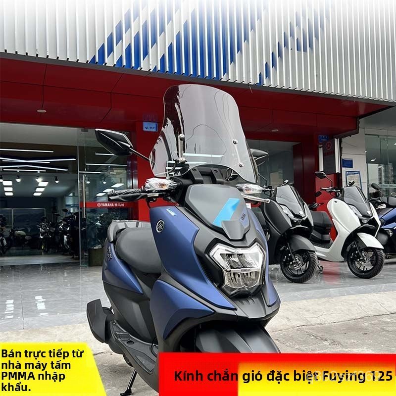 Kính chắn gió cho xe tay ga Fuying 125 phụ kiện chắn gió chắn mưa thẩm mỹ cao cấp