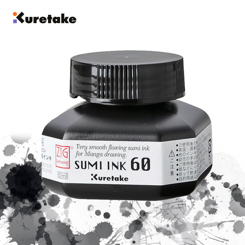 Nhật Bản kurutake kurutake ZIG ist ZIG ist SUMI INK Truyện tranh hoạt hình Chuyên dụng INK Keo Serie