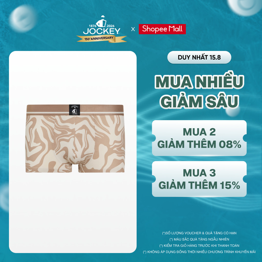 Quần Lót Nam Dáng Trunk Lưng Thun Dệt Jockey Noire - J4124
