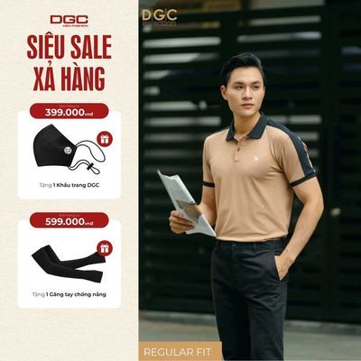 Áo Polo Ngắn Tay DGC Chất Vải Cao Ít Nhăn Nhàu, Nhẹ Và Thoáng Khí - SAPBD16M-S