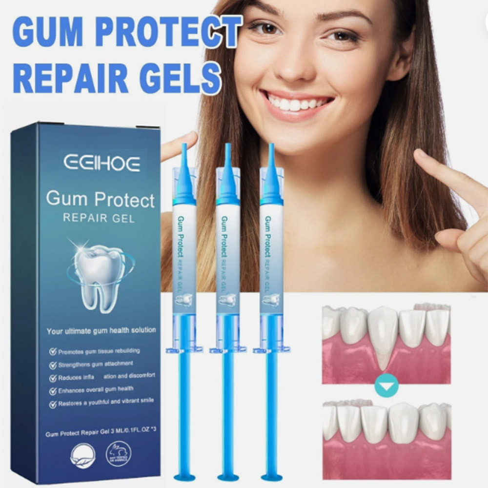 Gum Protection Repair Gel for Daily Oral Care, Strengthen Gums Gentle Dental Care Gel