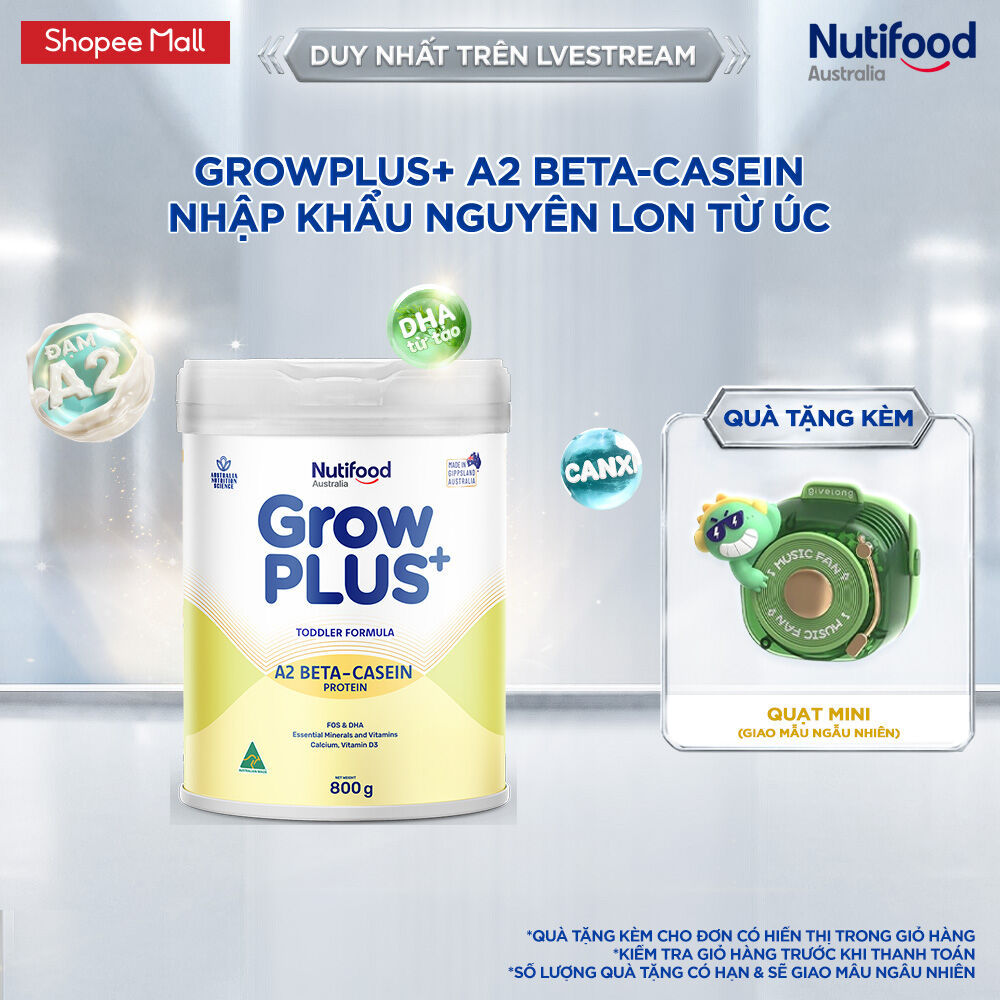 [ Livestream KOL] Sản phẩm dinh dưỡng công thức GrowPLUS+ A2 Beta-casein GĐ.I