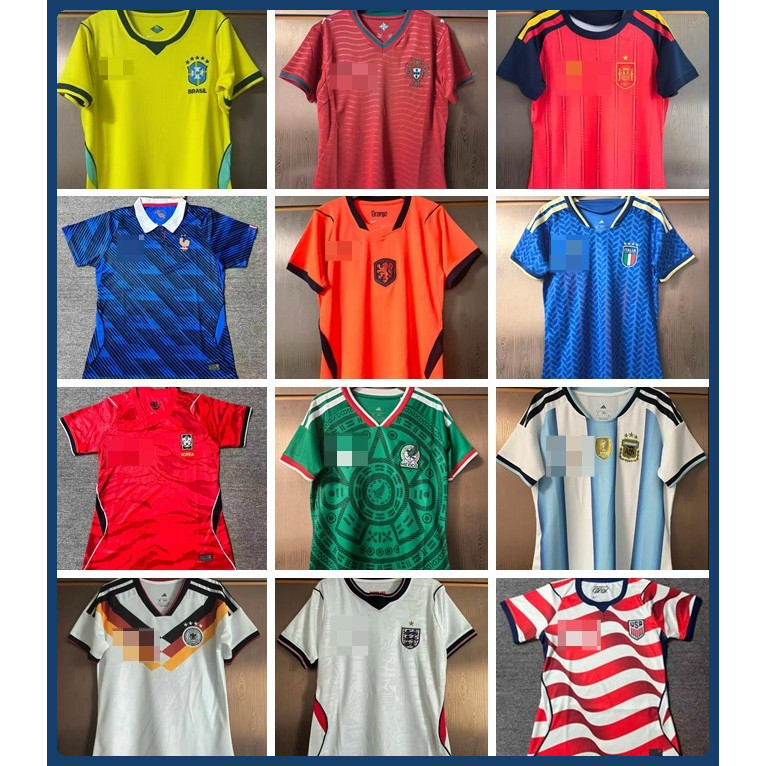 * Nữ * World Cup Nữ Jersey Nữ Jersi Fan Nữ Jersey Nữ Áo Jersey Nữ Bé Gái Jersey