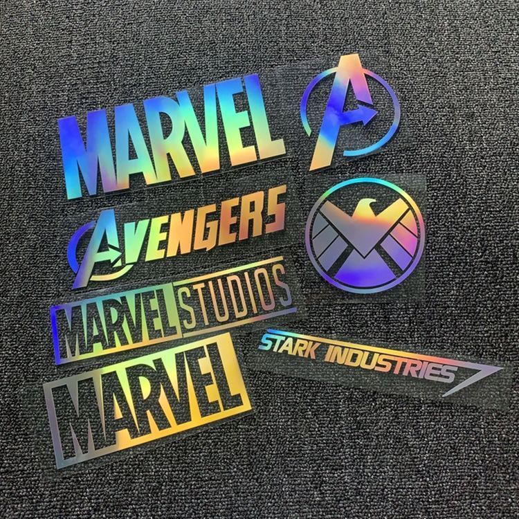 Khuyến nghị bán chạy Wangan Nhãn dán xe hơi Nhãn dán Laser Cửa hàng MARVEL MARVEL MARVEL Truyện tran