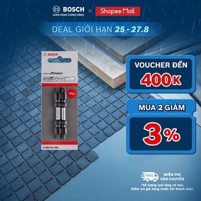 Đầu vặn vít ngắn Bosch dòng Expert