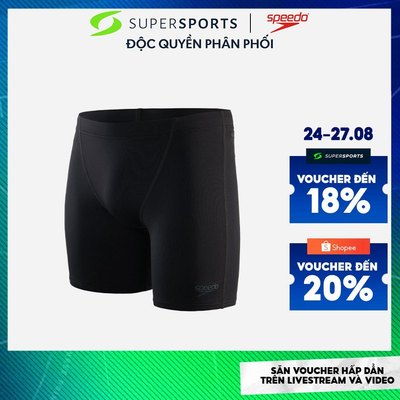 Quần Bơi Nam Speedo End+ Mid - Đen - 8-135420001