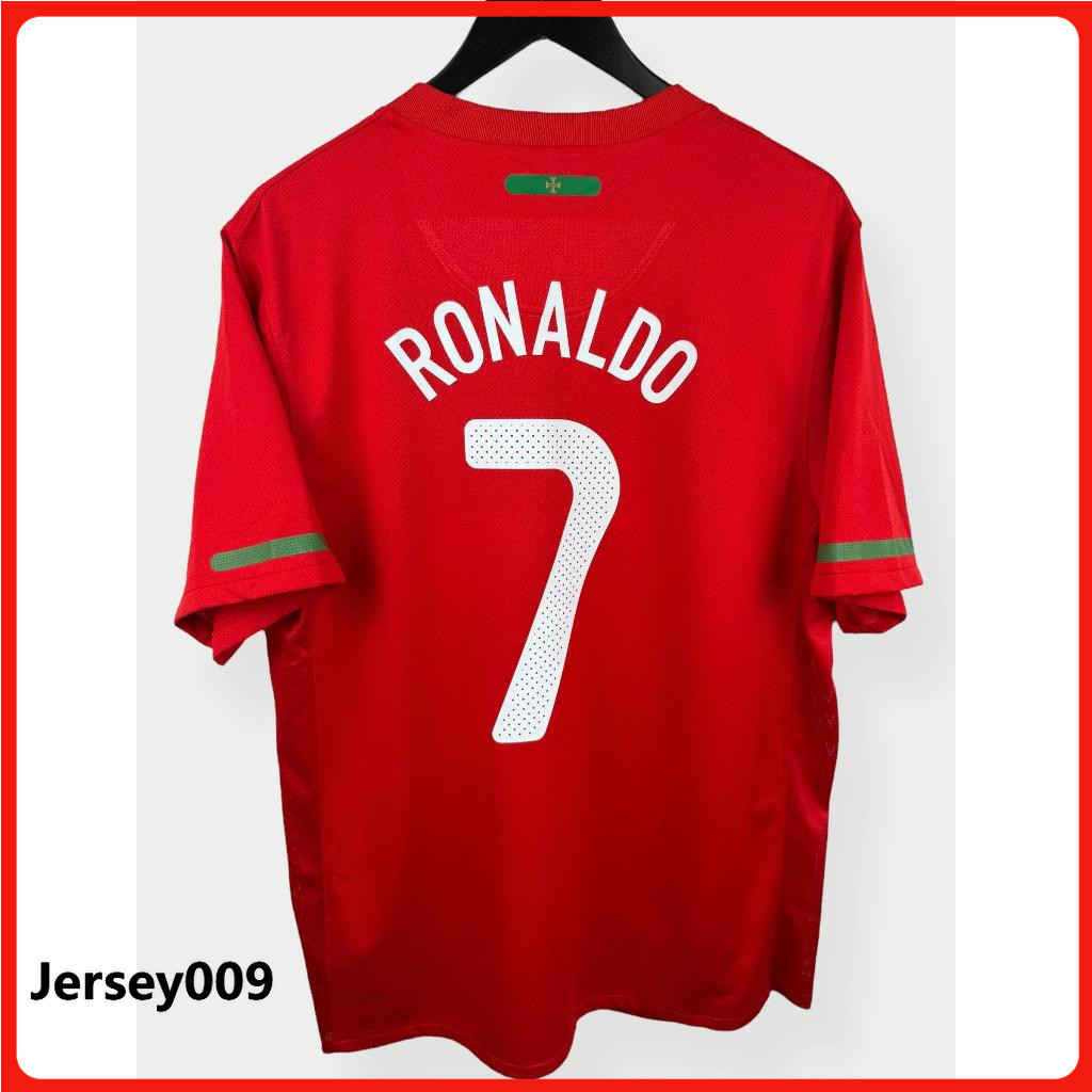 Áo đấu retro sân nhà Bồ Đào Nha 2010 chất lượng hàng đầu, Ronaldo #7