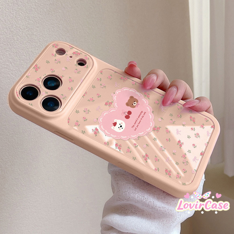 Ốp Lưng Cho IPhone Hoa nhỏ hoa nhỏ ren tình yêu màu hồng nhỏ hoa hồng mẫu Case 16 17 15 13 14 12 18 