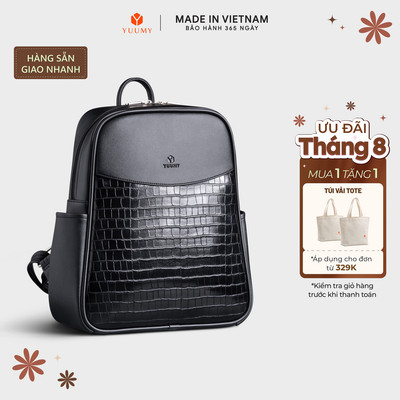 Balo Yuumy (Thời trang nữ tiện lợi cỡ trung - Balo da Seasand YBA69)