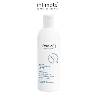 Dầu Gội Dưỡng Ẩm Ziaja Med Atopic Dermatitis Cleansing Shampoo Hỗ Trợ Làm Dịu Nhẹ Vùng Da Đầu 300ml