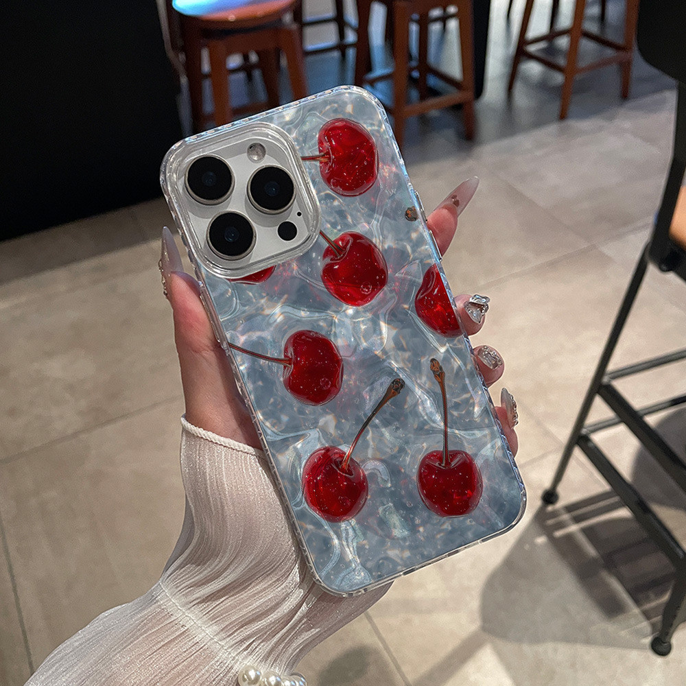 Ốp Điện Thoại iPhone Cherry Chống Sốc