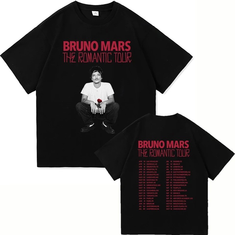 Áo thun The Romantic Album Bruno Mars The Romantic Tour 2026