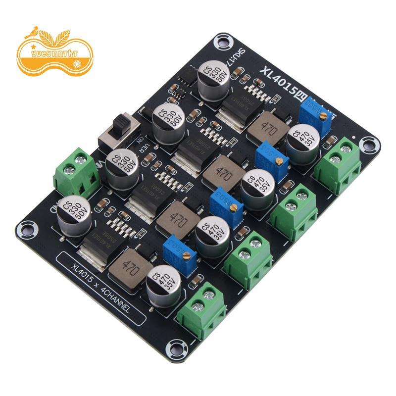 Mô-đun cấp nguồn bước xuống 4 kênh XL4015 Mô-đun cấp nguồn bước DC-DC DC5-32V sang DC0.8-30V Bảng cấ
