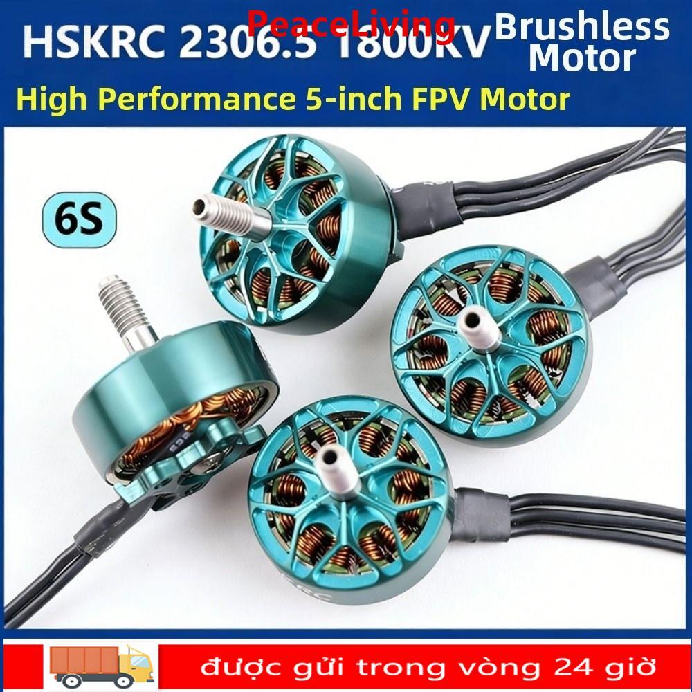 Động Cơ Đua Bay PEACELIVING, Màu Xanh 2306.5 1800KV Máy Crossover Không Chổi Than MotorRacing Drone 