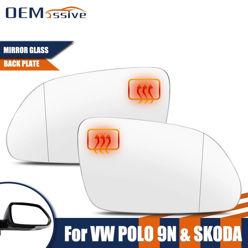Dành Cho Skoda Octavia MK2 A5 2004-2009 VW Polo 9N 9N3 Facelift 2005-2009 Cửa Ô Tô Gương Bên Cánh Kí