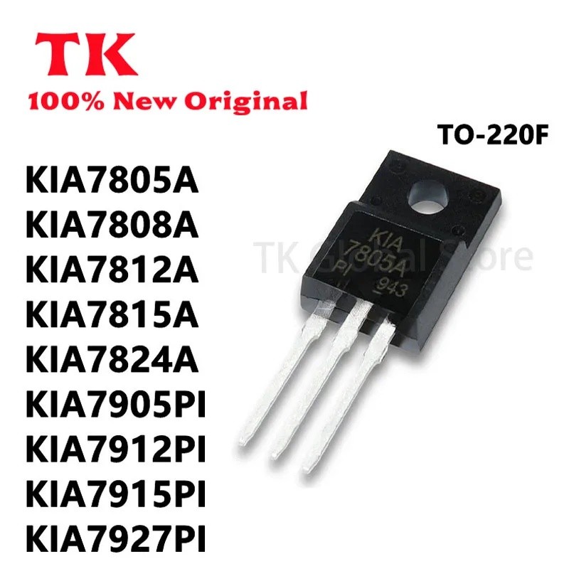 10 Cái / lốc Mới KIA7805A KIA7808A KIA7812A KIA7815A KIA7824A KIA7905PI KIA7912PI KIA7915PI KIA7927P